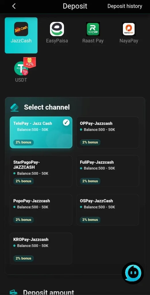 77pkr game deposit