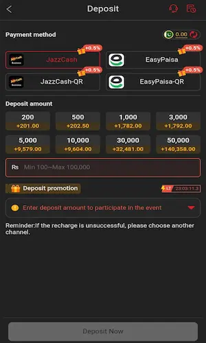 AC777 Game deposit