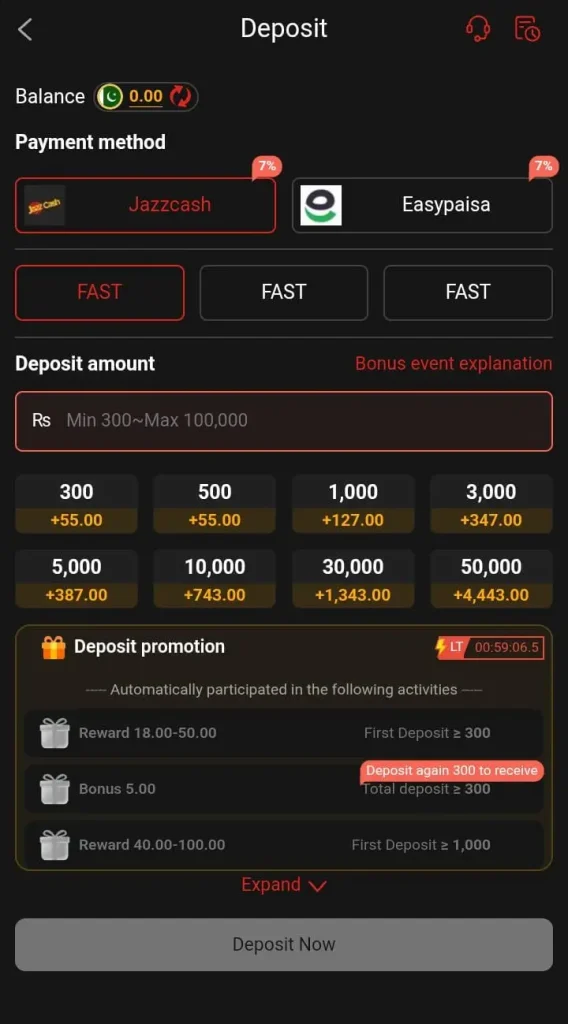 D999 Game deposit