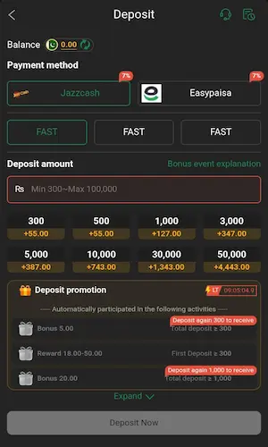 KC99 Game deposit